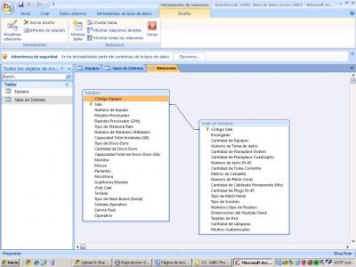 Inventario Relaciones Access